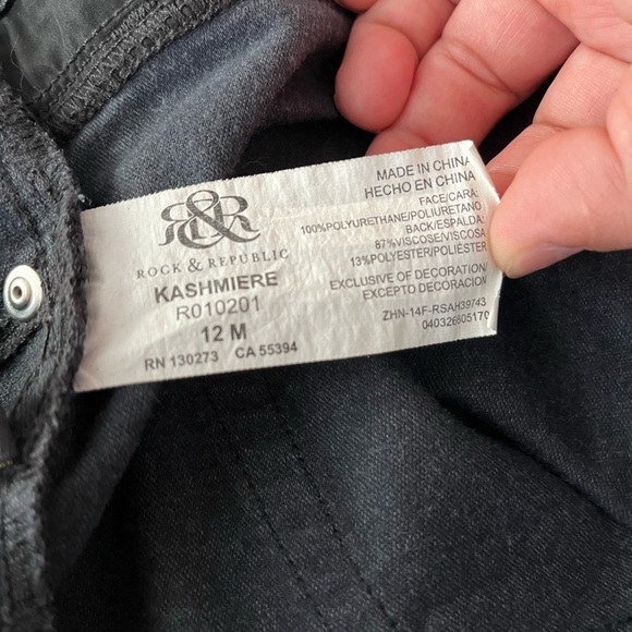 Rock &‎ Republic Black Skinny Pants - Picture 11 of 14